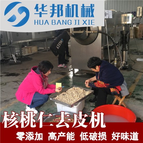 核桃仁去皮機 高壓循環水泵清洗機  脫皮機廠家
