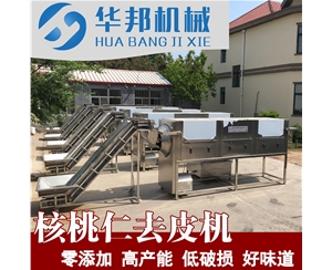 核桃仁去皮機 核桃仁脫皮機 大產量省人工