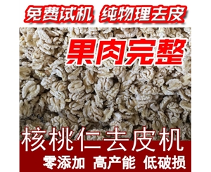 節省人工 核桃仁去衣機